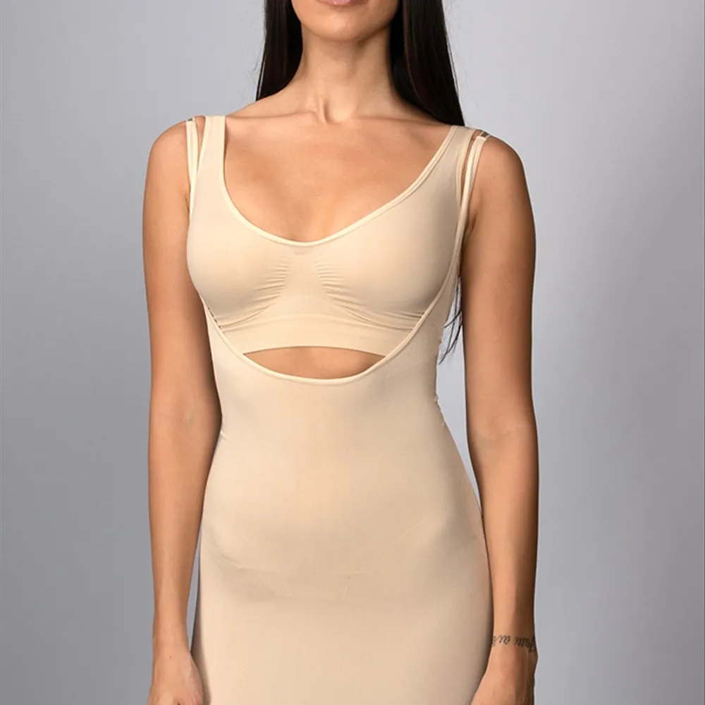 Formuojantis apatinis trikotažas su atvira krūtine - stipri kompresija 810152