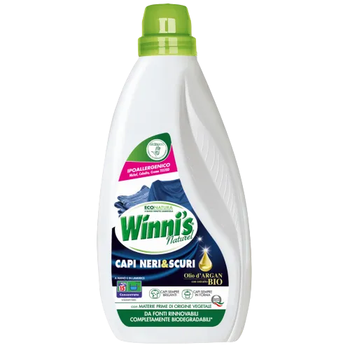 Ekologiškas skalbiklis juodiems ir tamsiems audiniams WINNI'S 750 ml (15 skalbimų)