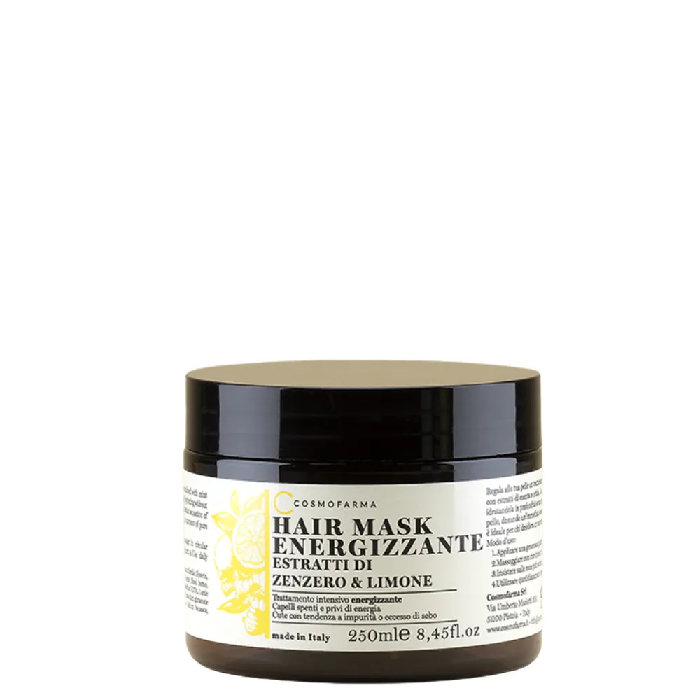 Energizuojanti kaukė su imbiero ir citrinos ekstraktais Cosmofarma 250ml