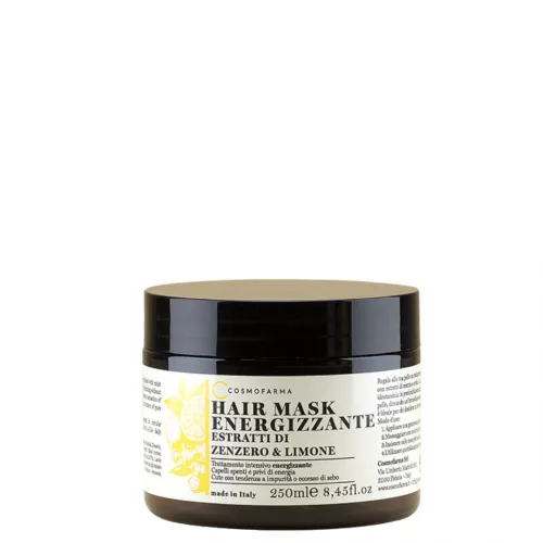 Energizuojanti kaukė su imbiero ir citrinos ekstraktais Cosmofarma 250 ml