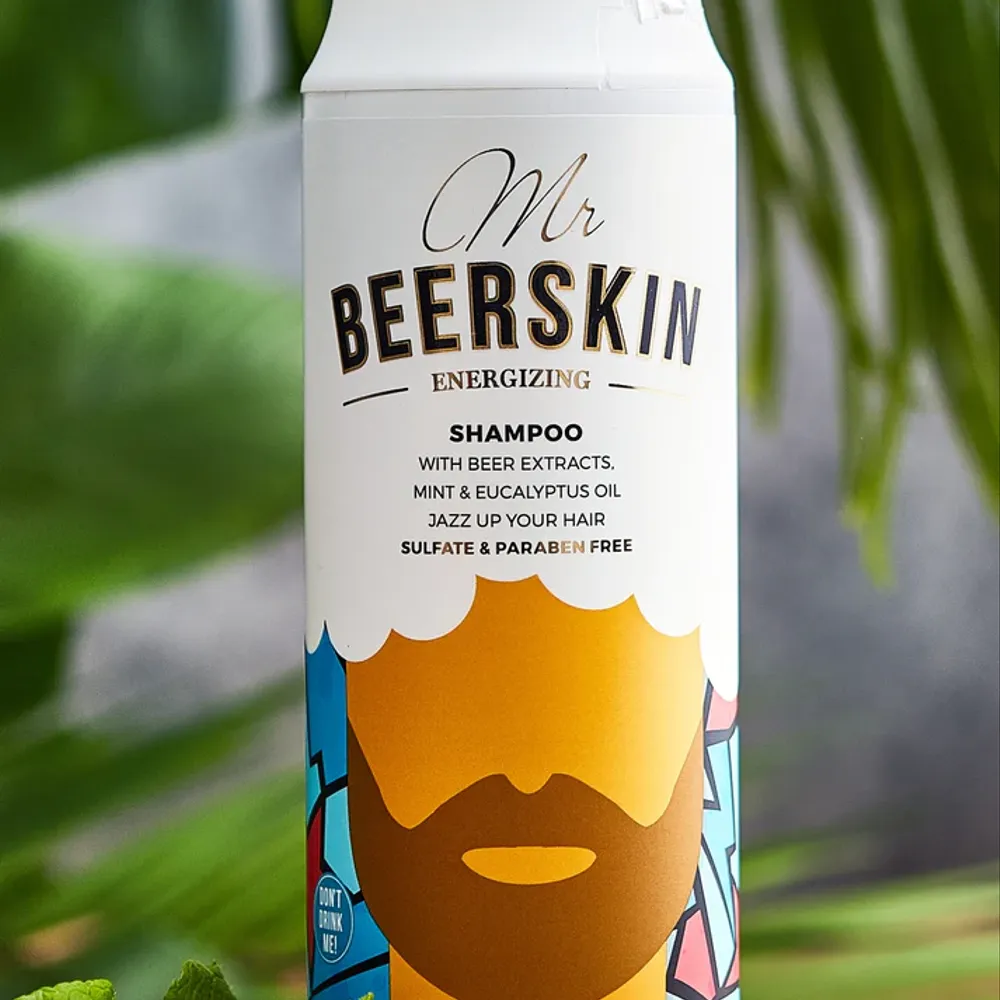 Mr. Beerskin energizuojantis šampūnas (440ml)