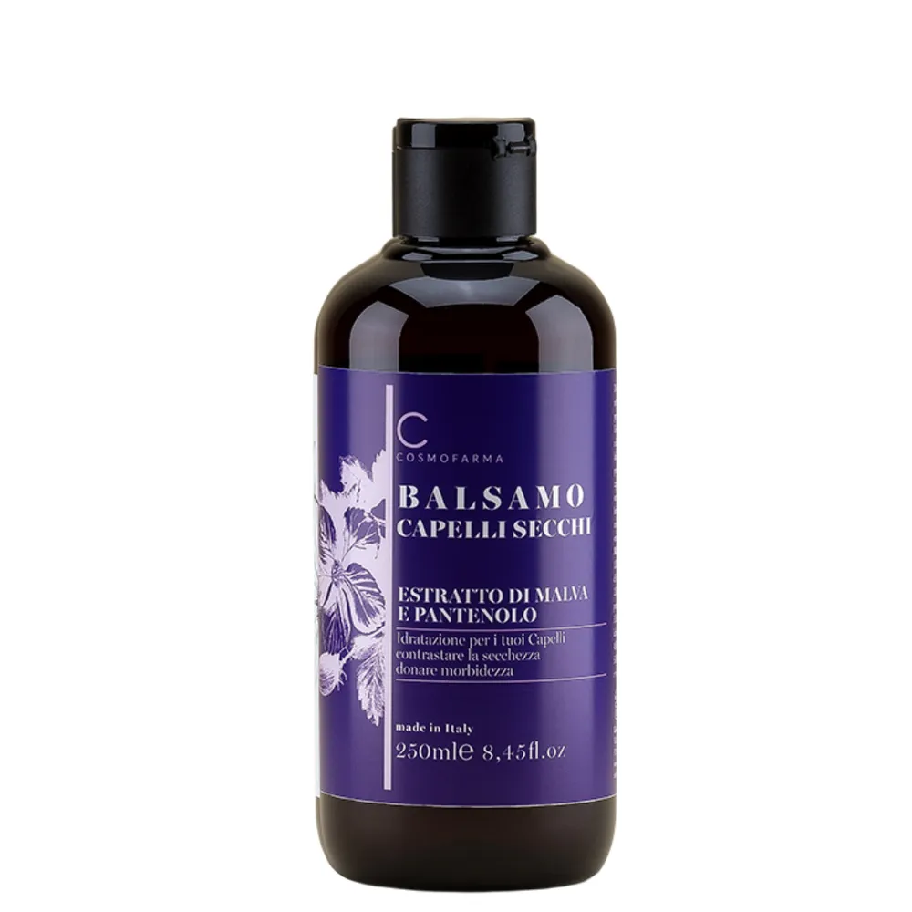 Stiprinamasis kondicionierius sausiems plaukams su malvos ekstraktu ir pantenoliu Cosmofarma 250 ml