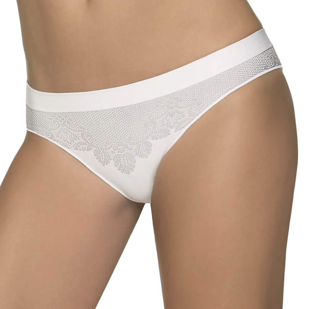 Prabangios mikrotinklelio kelnaitės 311838, baltos