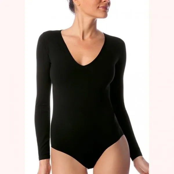 Švelniai formuojantis bodis ilgomis rankovėmis 510075