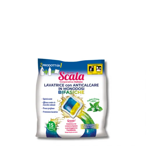 Dviejų fazių skalbimo kapsulės SCALA 25gr (15 SKALBIMŲ)  