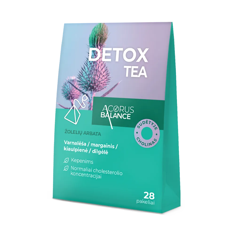 DETOX TEA, arbata, 28 vnt.