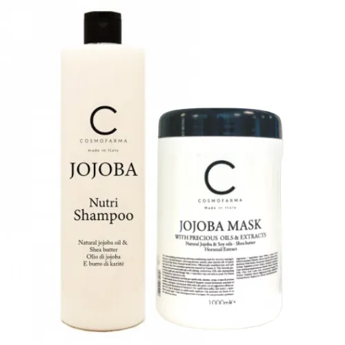 Plaukų šampūno ir kaukės rinkinys  JOJOBA 1000+1000ml