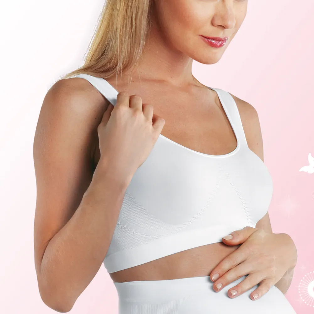 Liemenėlė be lankelių Premam, 110079 baltos spalvos