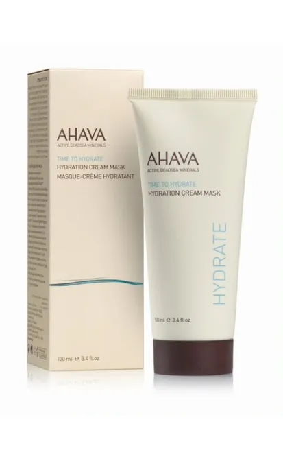 AHAVA TIME TO HYDRATE DRĖKINAMOJI KREMINĖ VEIDO KAUKĖ, 100 ml