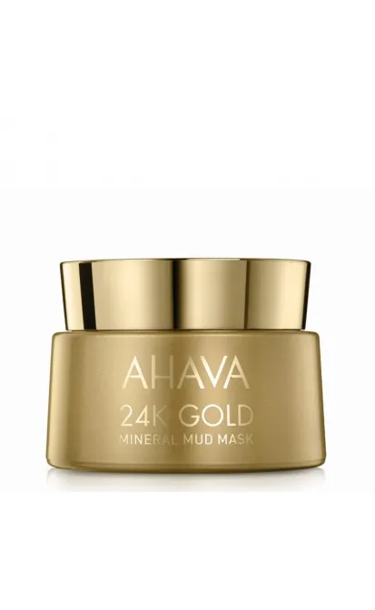AHAVA MINERAL MUD 24K AUKSO MINERALINĖ PURVO KAUKĖ, 50 ml