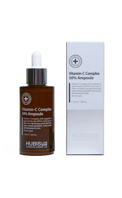 HUBISLAB AMPULĖ SU 50% VITAMINO C KOMPLEKSU, 50 ML