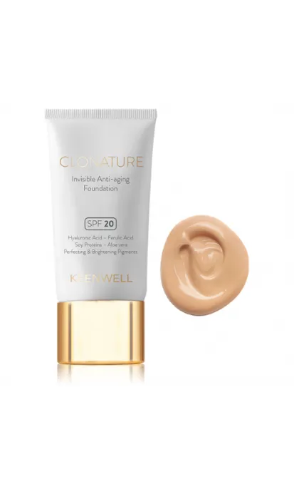 KEENWELL CLONATURE JAUNINANTIS MAKIAŽO PAGRINDAS, 30 ml (Nr.4) 