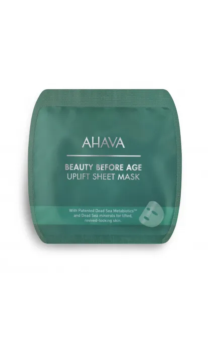 AHAVA BEAUTY BEFORE AGE UPLIFT STANGRINAMOJI LAKŠTINĖ KAUKĖ, 1vnt