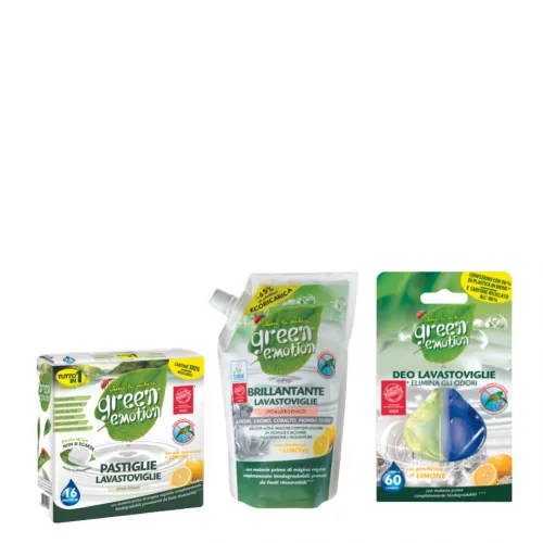 Ekologiškas Buitinės Chemijos rinkinys Spindintys Indai Green Emotion