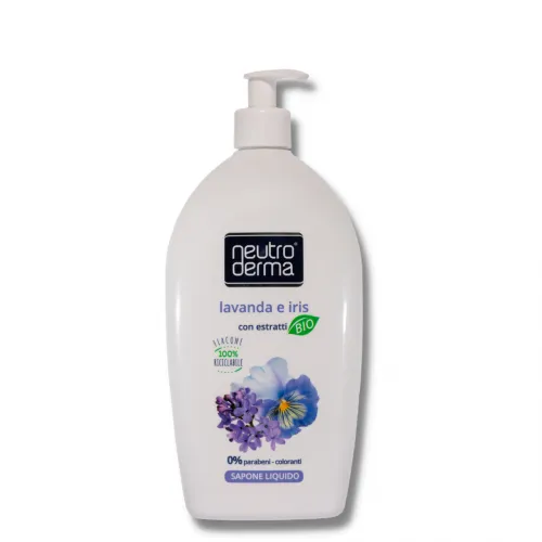 BIO muilas veidui ir rankoms Levanda ir Irisai Neutro Derma 1000ml