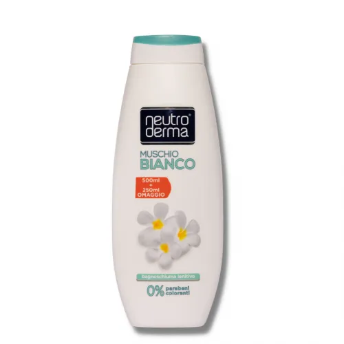 Drėkinamoji dušo žele Baltasis Muskusas Neutro Derma 750ml