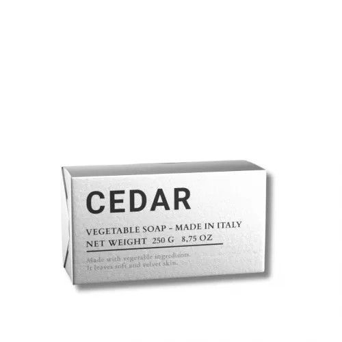 Parfumuotas kietasis muilas CEDAR ALCHIMIA 250g. Kolekcija “Fragrances”