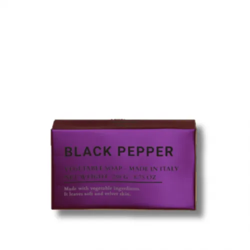 Parfumuotas kietasis muilas BLACK PEPPER ALCHIMIA 250g. Kolekcija “Fragrances”