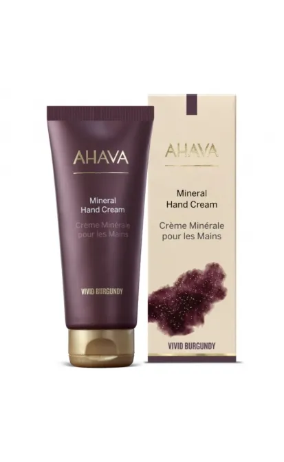 AHAVA MINERAL VIVID BURGUNDY RANKŲ KREMAS, 100 ML