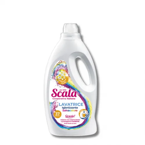 Spalvotų audinių koncentruotas skalbiklis Gėlės SCALA 1500ml (37 SKALBIMAI)  