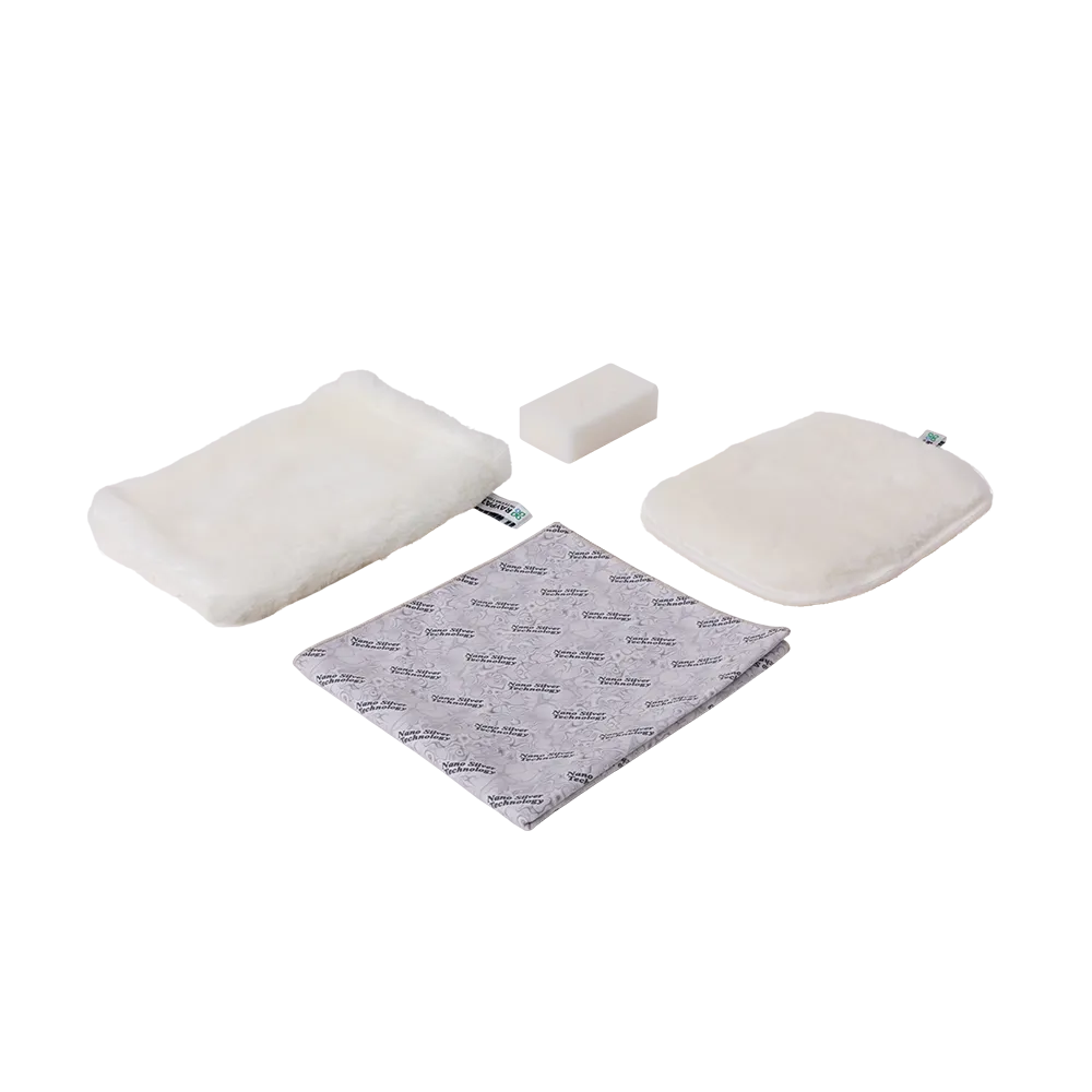 Raypath mini virtuvės valymo rinkinys; balta mini, sunbeam ir muiliukas